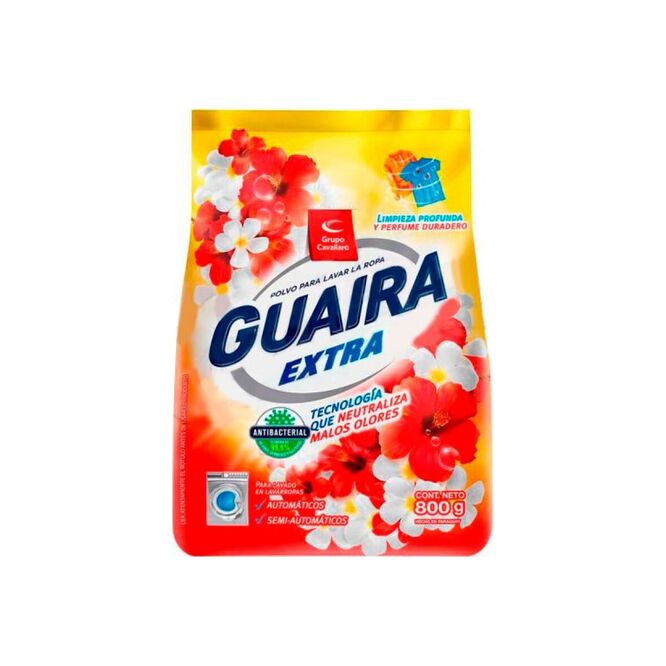 Jabón en polvo extra Guaira 800 gramos