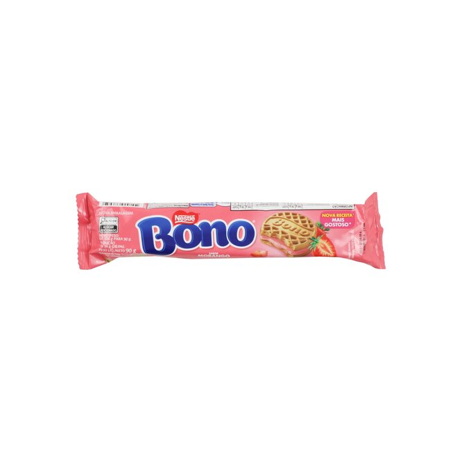 Galletitas rellena sabor frutilla Bono 90 gramos