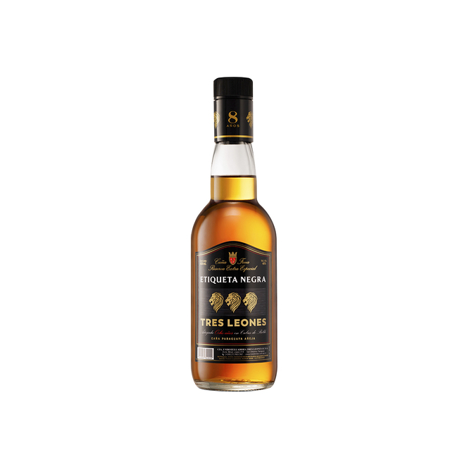 Caña botella descartable Tres leones 450 ml