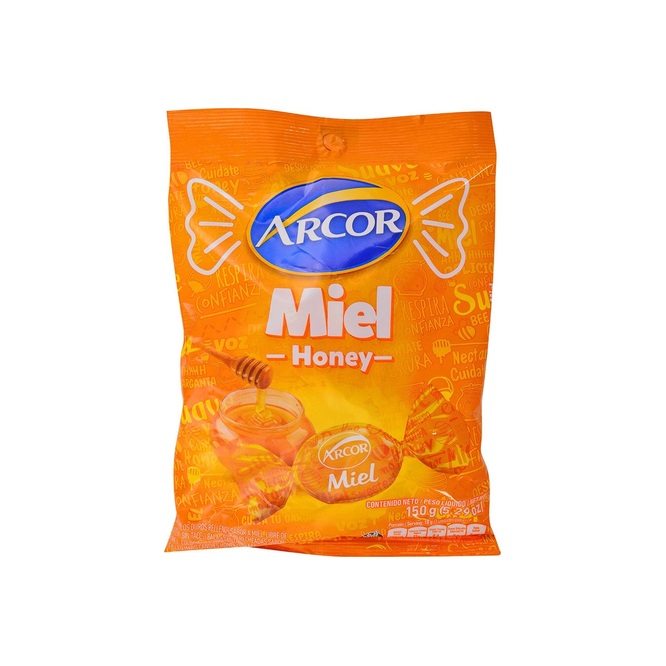 Caramelos relleno de miel Arcor 150 gramos