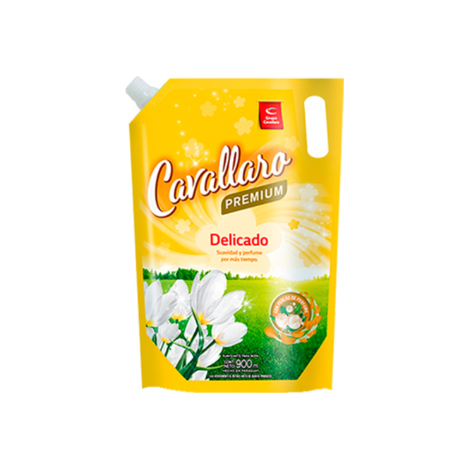 Suavizante para ropa premium delicado Cavallaro 900 ml