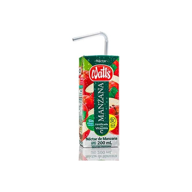 Jugo sabor manzana tetra Watts 200 ml