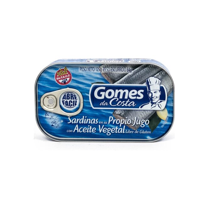 SARDINAS GOMES DACOSTA ACEIT. VEG. 125GR