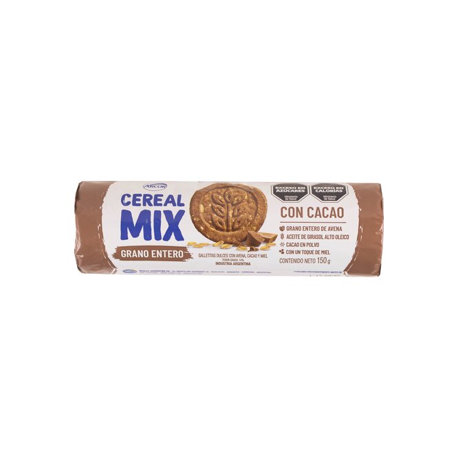 Galletita dulce avena cacao miel Mazzei 200 gramos