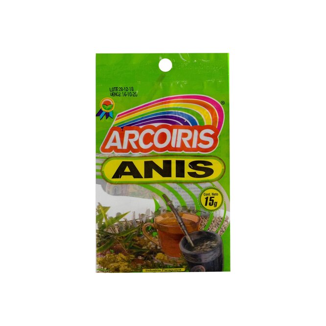 Anís Arcoiris 15 gramos