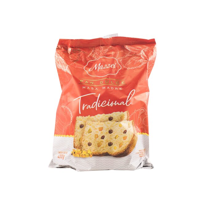 Pan dulce con pasas de uva Mazzei 400 Gramos