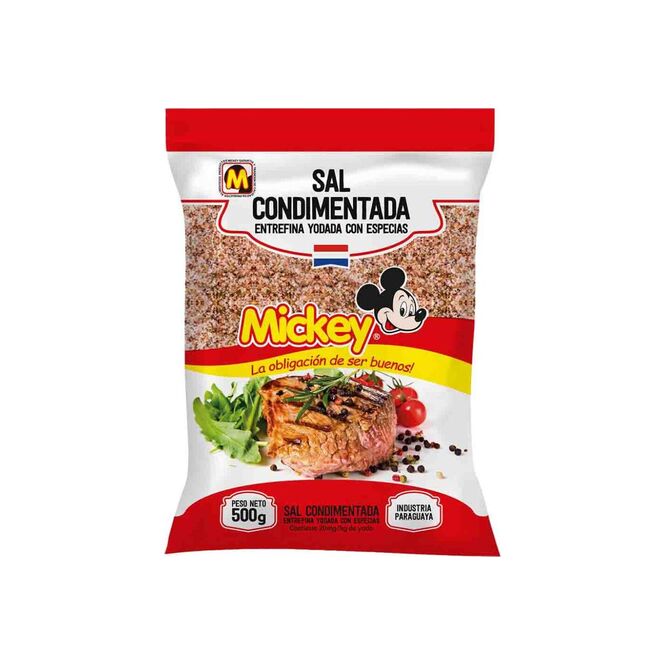 Sal condimentada Mickey 500 gramos