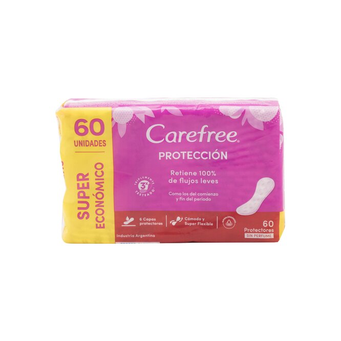 Protector diario Carefree 60 unidades