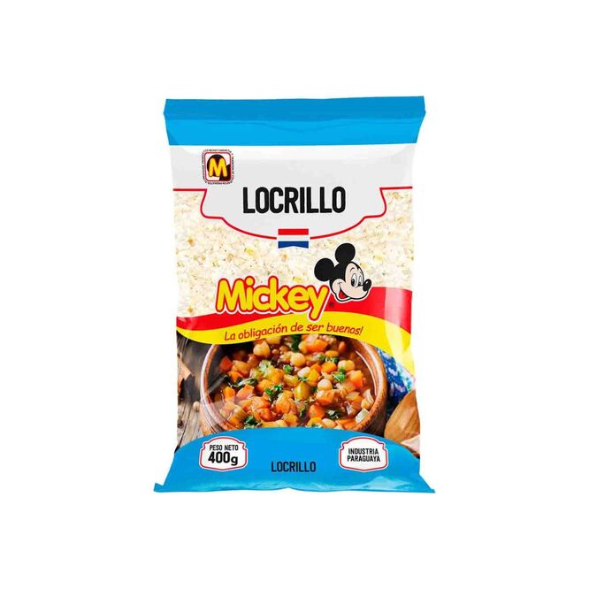 Locrillo en paquete Mickey 400 gramos