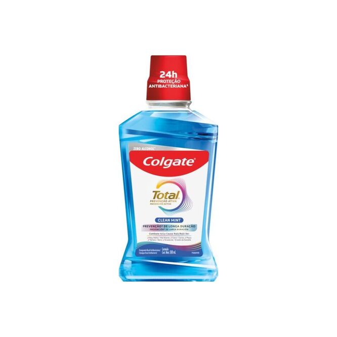 Enjuague bucal total 12 Clean mint Colgate 500 ml
