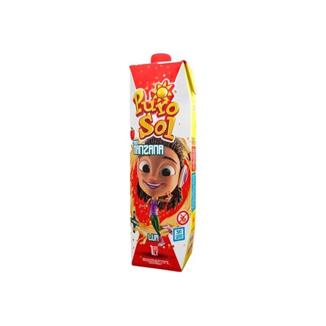 Jugo sabor manzana tetra Purosol 1 litro