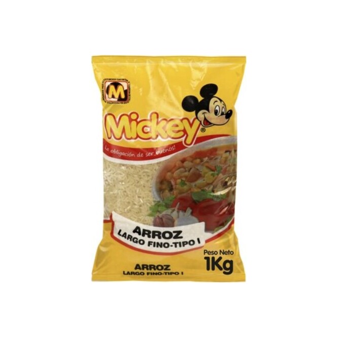 ARROZ AMARILLO MICKEY PAQ 1 KG