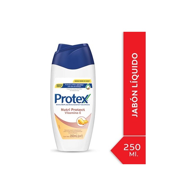 JABON LIQ PROTEX CORPORAL VITAMINA E 250