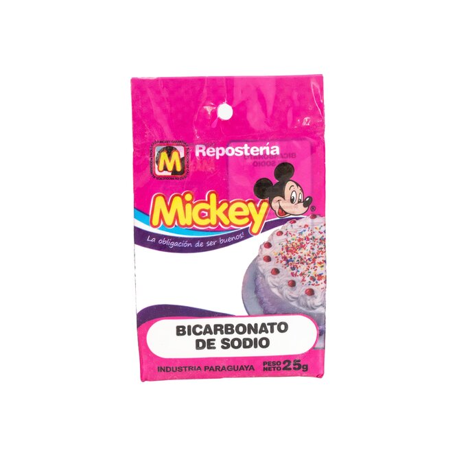 Bicarbonato de sodio Mickey 25 gramos
