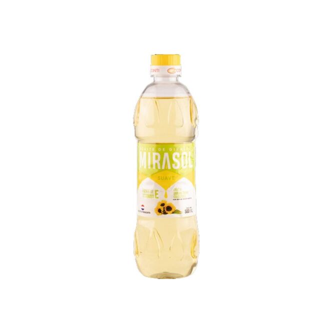 Aceite de girasol botella Mirasol 500 ml
