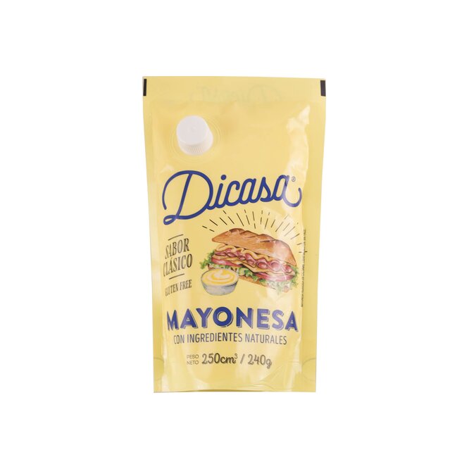 Mayonesa paquete Dicasa 240 gramos