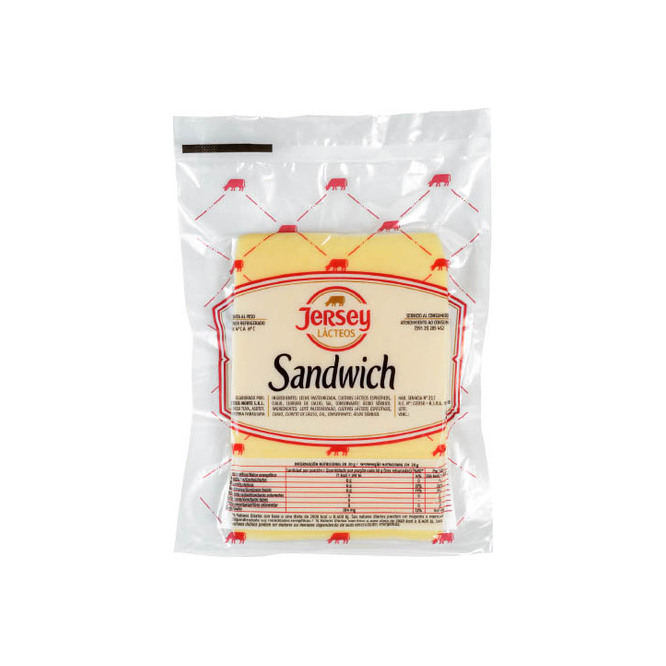 Queso Sándwich Jersey por kilo