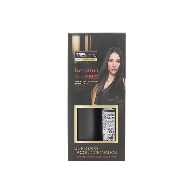 Pack de Shampoo y Acondicionador Keratina Anti frizz Tresemmé 500 ml