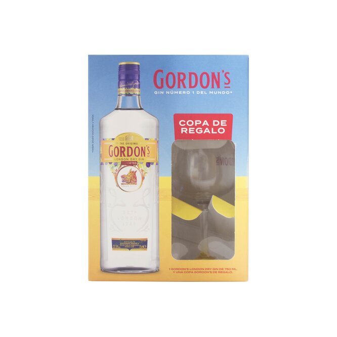 GIN GORDONS LONDON DRY/REG PACK 750ML