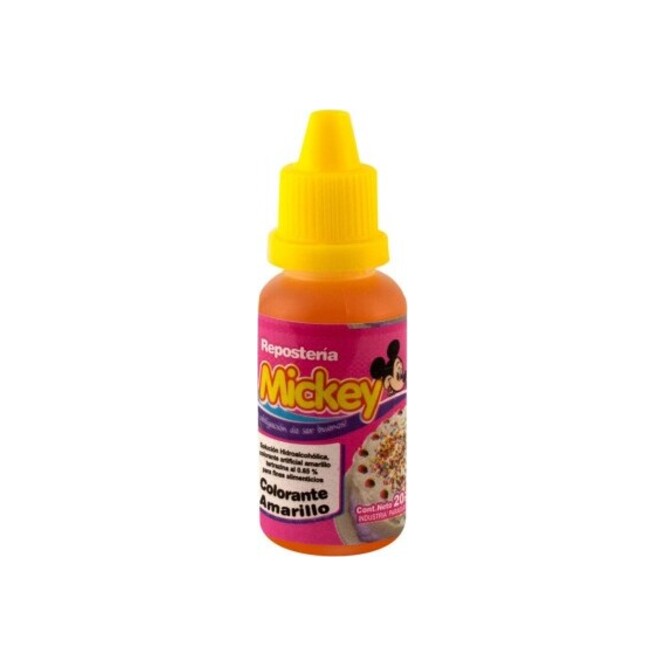 Colorante amarillo Mickey 20 ml