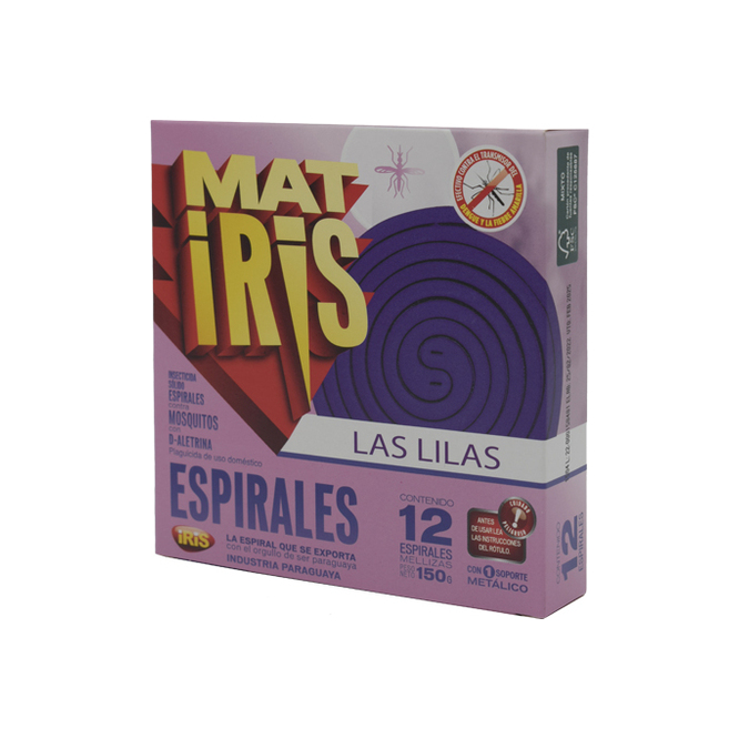 Espiral las lilas en caja Matiris 12 unidades