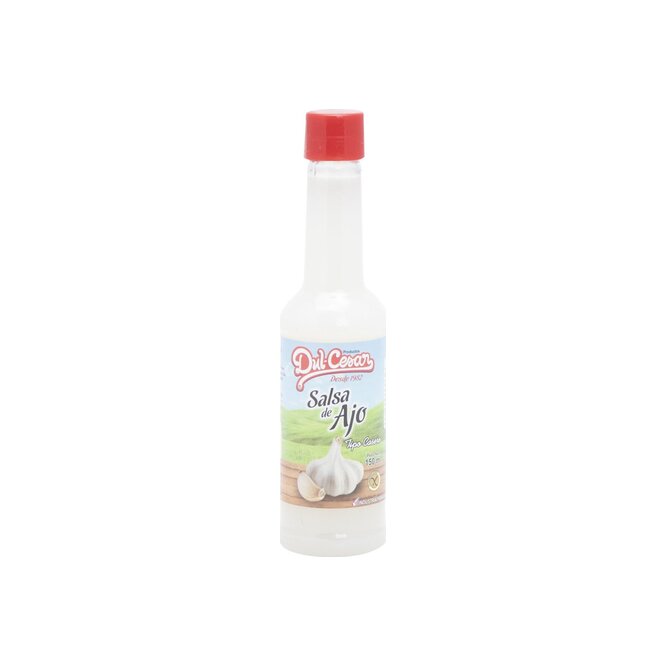 Salsa de ajo tipo casero frasco Dulcesar 150 ml