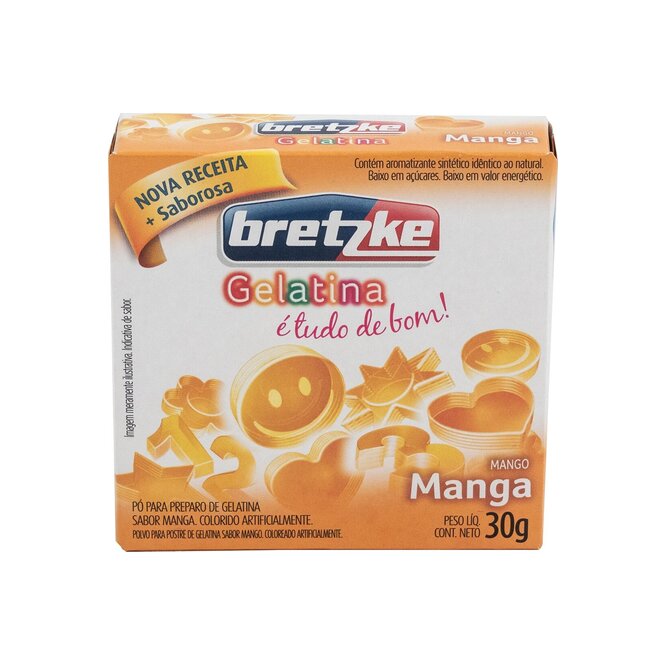 GELATINA SABOR MANGO 30GR BRETZKE CJA