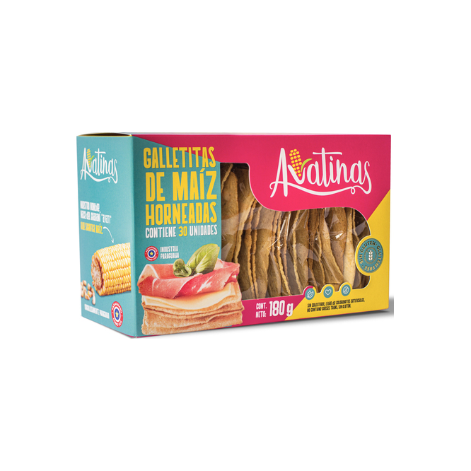 GALLETITAS D/MAIZ HORNEADAS AVATINAS 30U