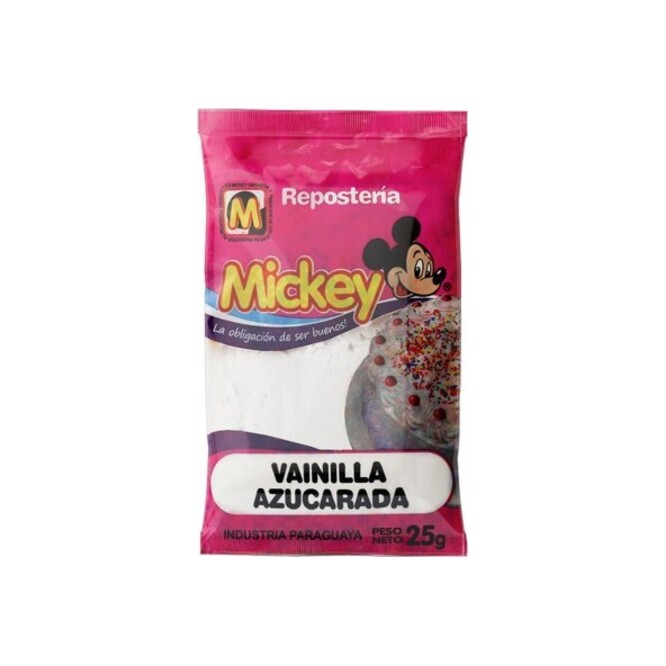 Vainilla azucarada Mickey 25 gramos