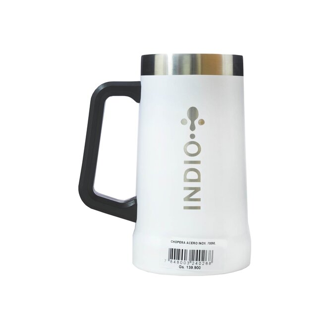 CHOPERA INDIO D/ACERO INOXIDABLE 700 ML