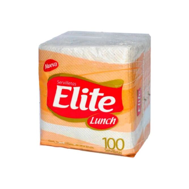 Servilletas lunch 24x22cm paquete Elite 100 unidades
