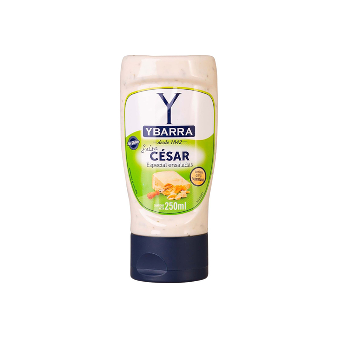 Salsa césar queso parmesano Ybarra 250 ml