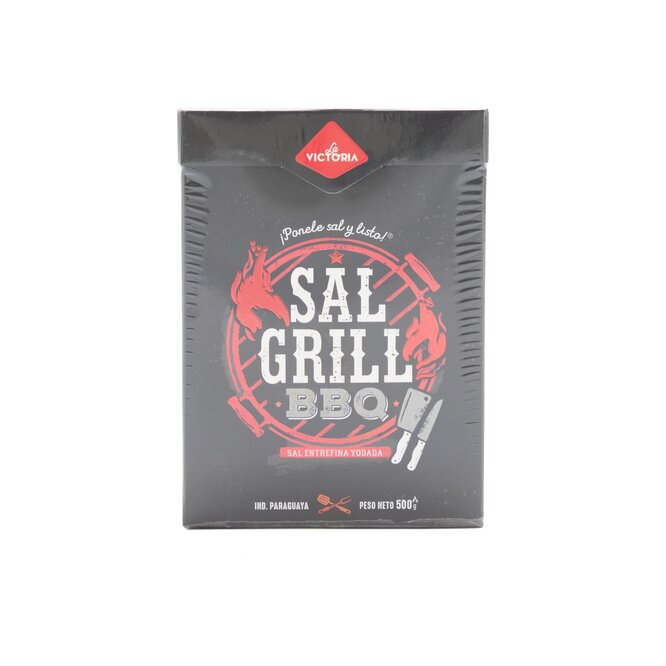 Sal entrefina yodada grill paquete La Victoria 500 gramos