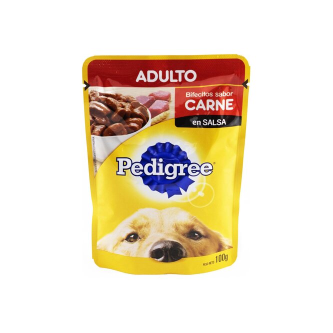 Alimento para perro adulto sabor carne en sachet Pedigree 100 gramos