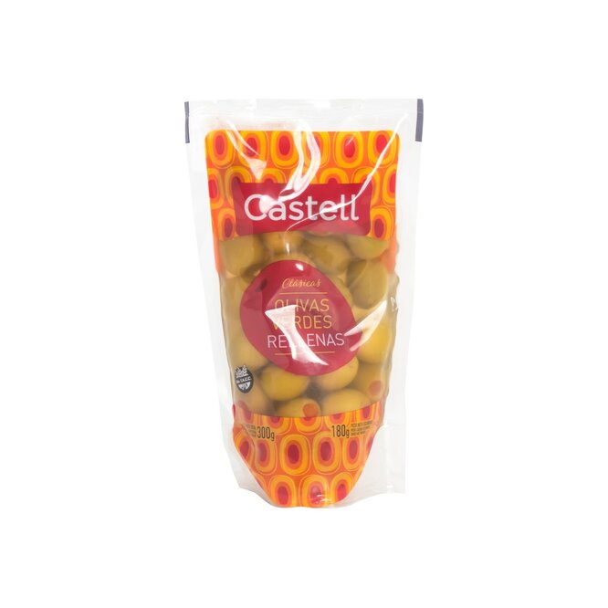 Aceitunas verdes rellenas Castell 290 gramos