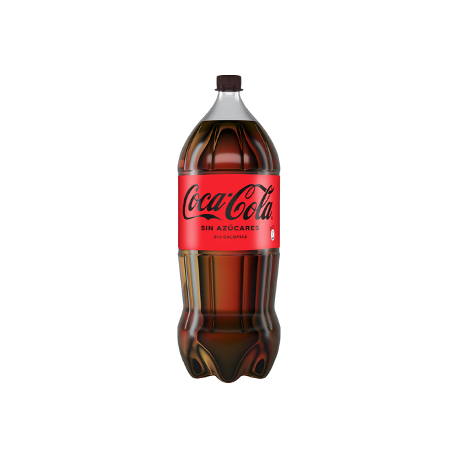 Gaseosa Descartable Sin Azúcares en botella Coca Cola 3 litros