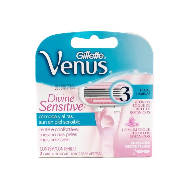 REPUESTO VENUS SENSITIVE P/AFEITAR 2UN