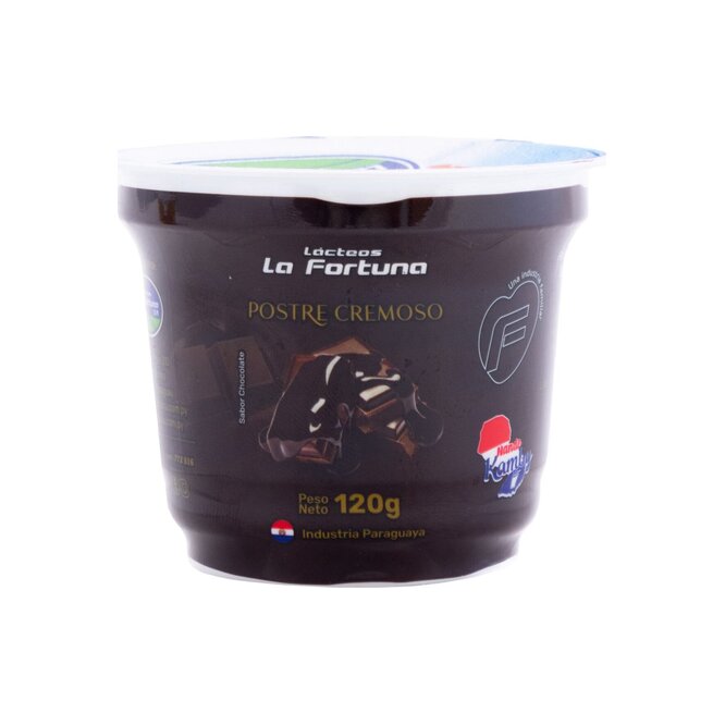 Postre Cremoso Sabor Chocolate La Fortuna 120 gramos