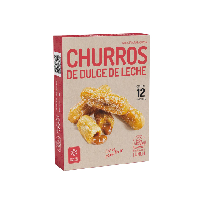 CHURROS D/DUL LEC CONG MADAME LUNCH 12UN