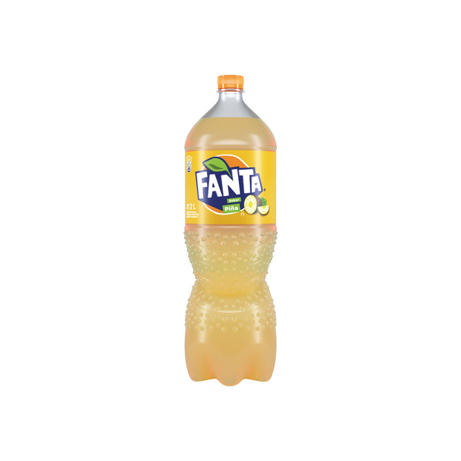 Gaseosa Descartable sabor Piña en botella Fanta 2 litros