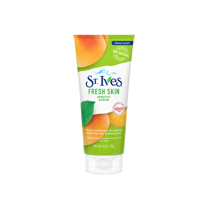 Crema facial exfoliante damasco Fresh Skin St. Ives 170 Gramos