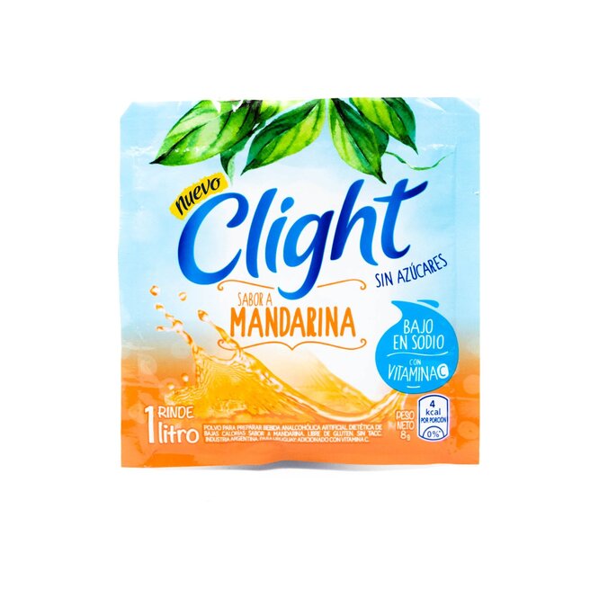 JUGO E/POL LIGH CLIGHT MANDARINA 8GR