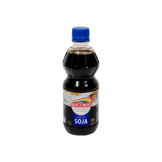 Salsa de soja frasco Arcoíris 450 ml