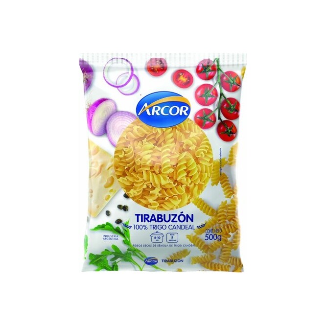 FIDEOS ARCOR TIRABUZON 500GR