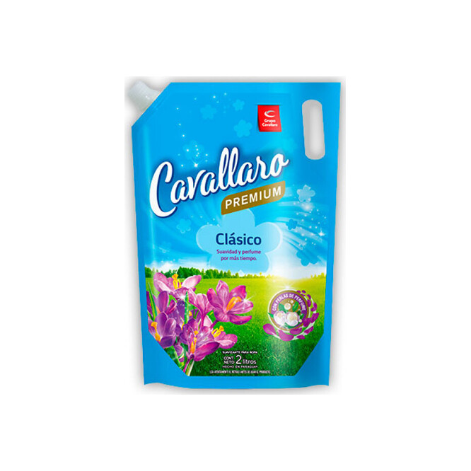 Suavizante para ropa clásico doypack pack Cavallaro 2 litros