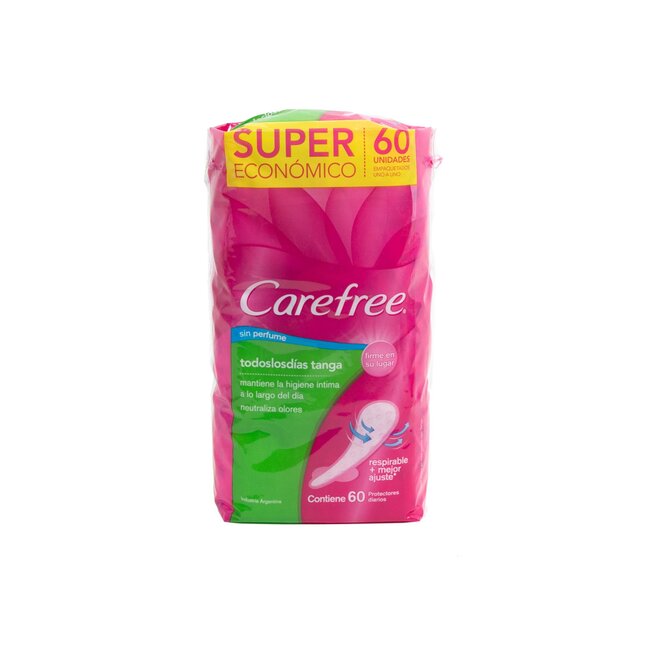 PROTECTOR CAREFREE DIARIO TANGA 60UN