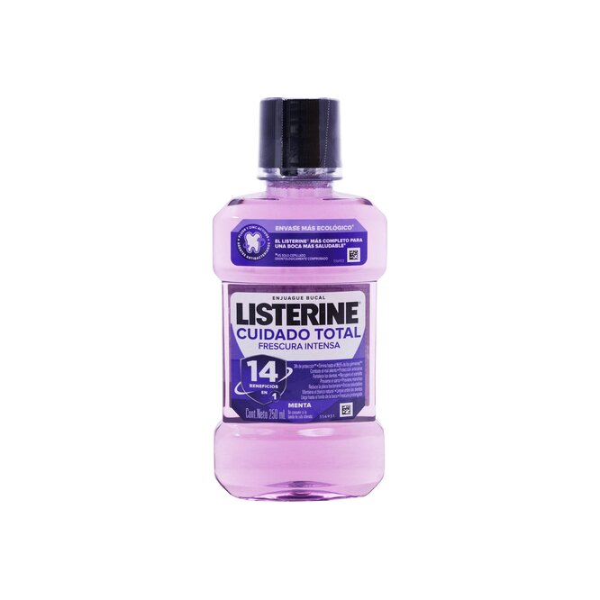 Enjuague bucal cuidado total Listerine 250 ml