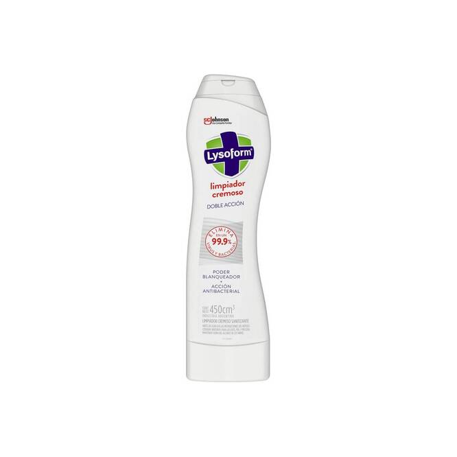 Limpiador doble acción cremoso Lysoform 450 ml