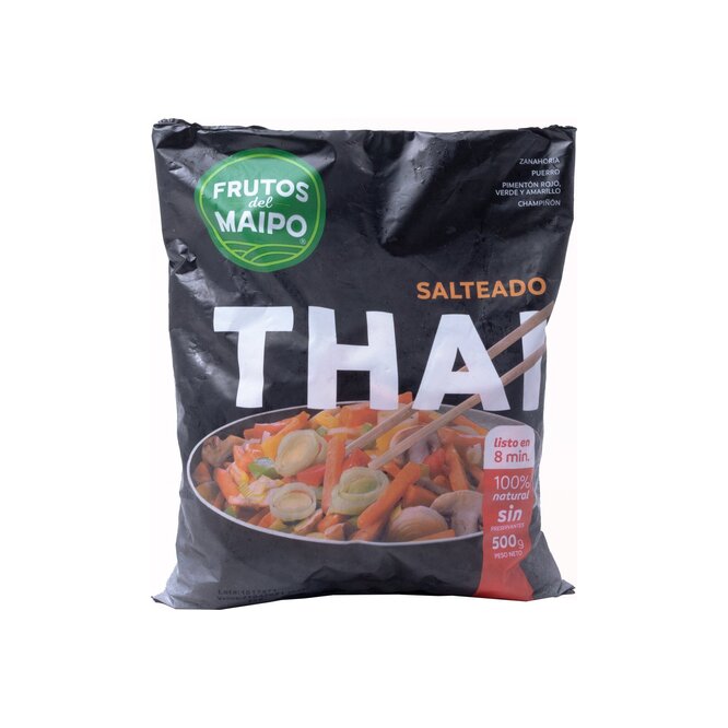 Salteado de thai wok congelados Frutos del Maipó 500 gramos