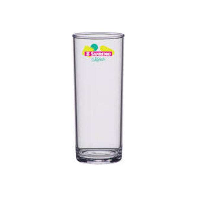 Vaso de Vidrio Largo REFSR3002 300 ml San Remo por unidad